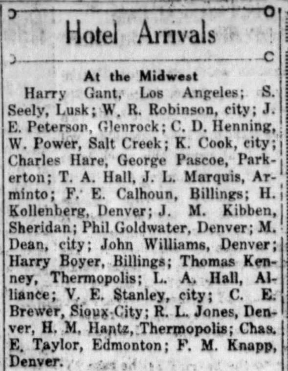 Clipping from Casper Star-Tribune